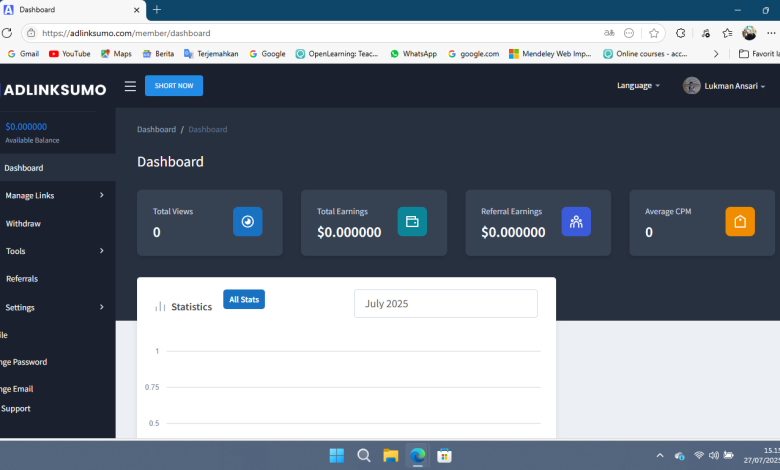 Cara Menghasilkan Uang Dari Affiliate Program Adlinksumo