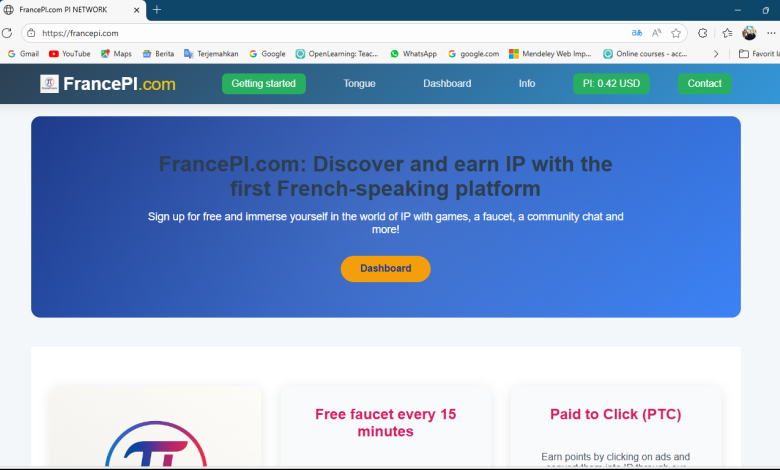 FrancePi.com Cara Mudah Dapatkan Pi Coin Dan Poin Tambahan Dari Referensi